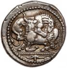 Macedonia, Akanthos. Silver Tetradrachm (17.05 g), ca. 500-480 BC Choice VF