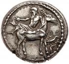 Macedonia, Mende. Silver Tetradrachm (17.22 g), ca. 460-423 BC EF