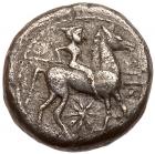 Macedonia, Potidaia. Silver Tetradrachm (16.55 g), ca. 500-480 BC VF