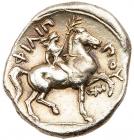 Macedonian Kingdom. Philip II. Silver Tetradrachm (14.30 g), 359-336 BC EF - 2