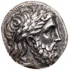 Macedonian Kingdom. Philip II. Silver Tetradrachm (13.80 g), 359-336 BC EF