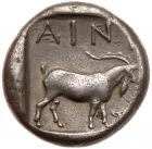 Thrace, Ainos. Silver Tetradrachm (16.22 g), ca. 466/5-465/4 BC EF - 2