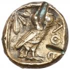 Attica, Athens. Fourree Tetradrachm (14.25 g), ca. 454-404 BC VF - 2