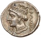 Paphlagonia, Kromna. Silver Drachm (3.50 g), 4th century BC EF - 2