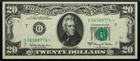 A half dozen highly collectible $20 FRN errors