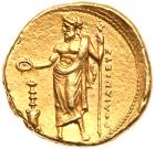 Cyrenaica, Cyrene. Ophellas, Ptolemaic Governor. Gold Stater (8.56 g), first reign, ca. 322-313 BC - 2