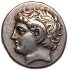 Cyrenaica, Cyrene. Silver Didrachm (7.73 g), ca. 308-277 BC Choice VF