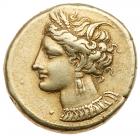 Zeugitania, Carthage. Electrum Stater (7.34 g), ca. 310-290 BC VF