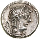 L. Opimius. Silver Denarius (3.80 g), 131 BC EF