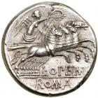 L. Opimius. Silver Denarius (3.80 g), 131 BC EF - 2