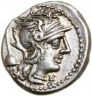 T. Quinctius Flaminius. Silver Denarius (3.87 g), 126 BC Choice VF