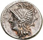 C. Coelius Caldus. Silver Denarius (3.87 g), 104 BC EF