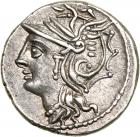 Lucius Appuleius Saturninus. Silver Denarius (3.82 g), 104 BC Choice VF