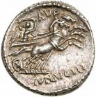 M. Lucilius Rufus. Silver Denarius (3.86 g), 101 BC EF - 2