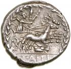 C. Allius Bala. Silver Denarius (3.84 g), 92 BC EF - 2