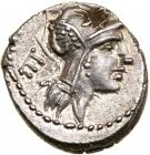 D. Silanus L.f. Silver Denarius (3.94 g), 90 BC Superb EF