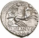 D. Silanus L.f. Silver Denarius (3.94 g), 90 BC Superb EF - 2