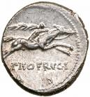 L. Calpurnius Piso Frugi. Silver Denarius (3.52 g), 90 BC Superb EF - 2