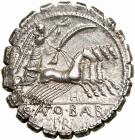 Q. Antonius Balbus. Silver Denarius (3.82 g), 83-82 BC EF - 2