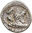 P. Cornelius Lentulus Marcellinus. Silver Denarius (3.92 g), 50 BC VF