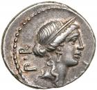 Q. Sicinius. Silver Denarius (3.74 g), 49 BC Choice VF