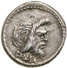 C. Vibius C.f. C.n. Pansa Caetronianus. Silver Denarius (4.07 g), 48 BC Choice V