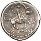 L. Valerius Acisculus. Silver Denarius (3.65 g), 45 BC VF - 2