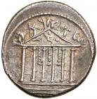 Petillius Capitolinus. Silver Denarius (3.75 g), 41 BC EF - 2