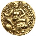 Gupta. Kumaragupta I. Gold Dinar (8.20 g), ca. AD 414-455 Superb EF