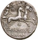 Man. Aquillius. Silver Denarius (3.84 g), 109-108 BC VF - 2