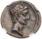 Octavian. Silver Denarius (2.83 g), 30-29 BC