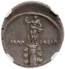 Octavian. Silver Denarius (2.83 g), 30-29 BC - 2