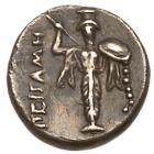 Mysia, Pergamon. Silver Diobol (1.18 g), ca. 310-282 BC EF - 2