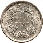 1873-S Liberty Seated H10C AU58 - 2