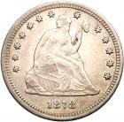 1878-CC Liberty Seated 25C PCGS EF45