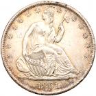 1861-O Liberty Seated 50C