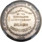 1876 U.S. Centennial Exposition Official Medal. HK-20, Julian CM-10, Rarity 4 NG - 2