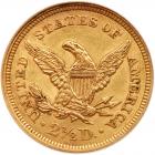 1853 $2.50 Liberty ANACS AU53 - 2