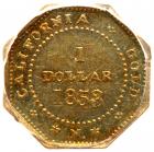 1853 Dollar Octagonal. Breen and Gillio-531, Rarity 4 - 2