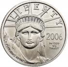 2006 $25 American Platinum Eagle UNC coin