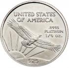 2006 $25 American Platinum Eagle UNC coin - 2