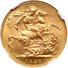 Great Britain. Sovereign, 1925 NGC MS62 - 2