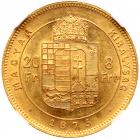 Hungary. Ducat, 1875-KB NGC MS62 - 2