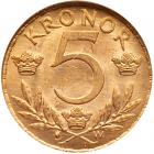 Sweden. 5 Kronor, 1920-W NGC MS65 - 2