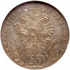 Austria. 20 Kreuzer, 1776-VCS NGC MS64 - 2