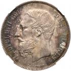 Belgium. 5 Francs, 1873 NGC MS62