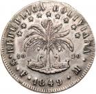 Bolivia. 8 Soles, 1849-FM (Potosi) NGC EF - 2