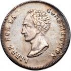 Bolivia. 8 Soles, 1850-FM (Potosi) NGC AU53