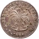 Bolivia. 8 Soles, 1851-PTS FM PCGS AU55 - 2