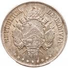 Bolivia. Boliviano, 1872-PTS FM PCGS MS64